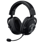 LOGITECH G PRO X Gaming-Headset mit Mikrofon + BLUE VO!CE-Mikrofon – 7.1-Surround-Sound – PC / Xbox / Nintendo Switch / PS5 – Schwarz