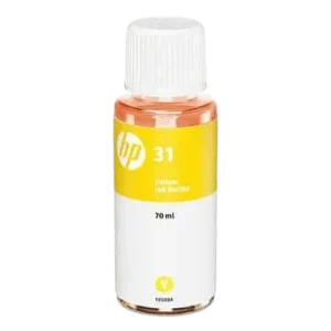 Bouteille d'encre jaune authentique 70 mL HP 31 Original