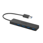 Anker - Ultra-Slim 4-Port USB 3.0 Hub, 5 Gb/s