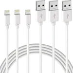 Lot de 3 Câble de Chargeur iPhone 2m - Lightning