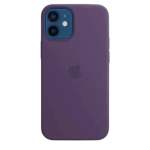 Coque silicone avec MagSafe pour iPhone 12 Mini - Améthyste