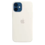 Coque silicone avec MagSafe pour iPhone 12 Mini - Blanc
