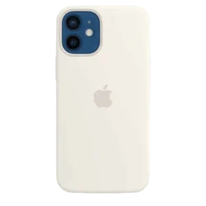 Coque silicone avec MagSafe pour iPhone 12 Mini - Blanc