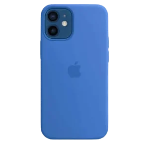Coque silicone avec MagSafe pour iPhone 12 Mini - Bleu