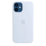 Siliconenhoesje met MagSafe voor iPhone 12 Mini - Lichtblauw