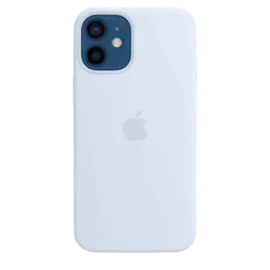Coque silicone avec MagSafe pour iPhone 12 Mini - Bleu tendre