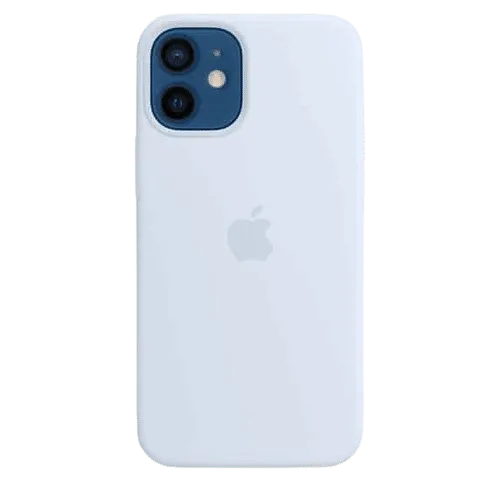 Siliconenhoesje met MagSafe voor iPhone 12 Mini - Lichtblauw