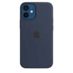 Coque silicone avec MagSafe pour iPhone 12 Mini - Marine intense