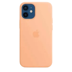 Coque silicone avec MagSafe pour iPhone 12 Mini - Melon