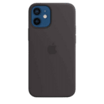 Coque silicone avec MagSafe pour iPhone 12 Mini - Noir