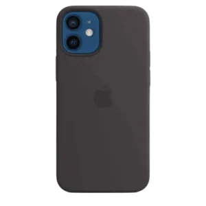 Coque silicone avec MagSafe pour iPhone 12 Mini - Noir
