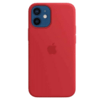Coque silicone avec MagSafe pour iPhone 12 Mini - Rouge