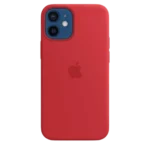 Silikonhülle mit MagSafe für das iPhone 12 Mini – Rot