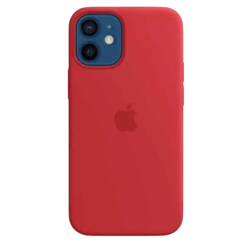 Silikonhülle mit MagSafe für das iPhone 12 Mini – Rot