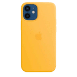 Coque silicone avec MagSafe pour iPhone 12 Mini - Tournesol
