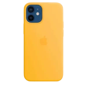 Coque silicone avec MagSafe pour iPhone 12 Mini - Tournesol