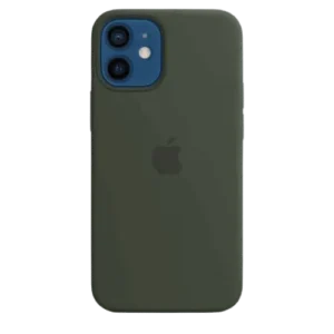 Coque silicone avec MagSafe pour iPhone 12 Mini - Vert de Chypre