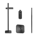 GPU-Grafikkartenhalterung – schwarzes Aluminium