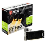 MSI NVIDIA GeForce GT 730 - N730K/2GD3H-LPV1 - 2 Go DDR3