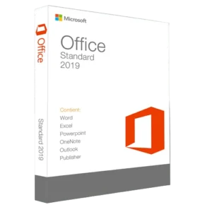 Microsoft Office 2019 Standard 32-64 Bit - (clé de produit)