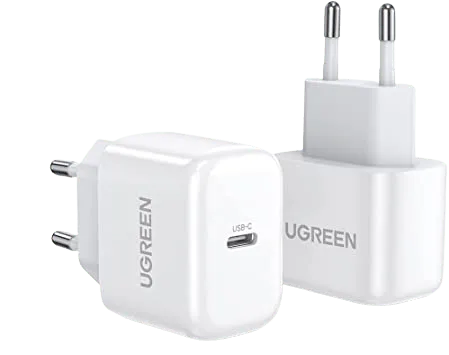 Ugreen - Lot de 2 Chargeur Adaptateur Secteur USB‑C 20 W