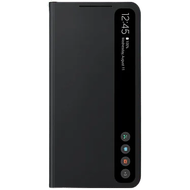 Samsung - Etui à rabat Smart Clear View - Galaxy S21 FE - Graphite