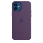Coque silicone avec MagSafe pour iPhone 12 - 12 Pro - Améthyste