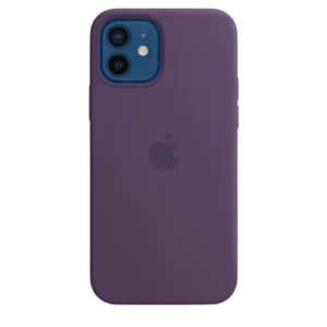 Coque silicone avec MagSafe pour iPhone 12 - 12 Pro - Améthyste