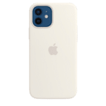 Silicone Case with MagSafe for iPhone 12 - 12 Pro - White