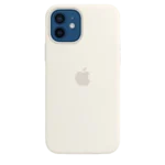 Siliconenhoesje met MagSafe voor iPhone 12 - 12 Pro - Wit