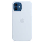 Coque silicone avec MagSafe pour iPhone 12 - 12 Pro - Bleu tendre