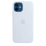 Husă din silicon cu MagSafe pentru iPhone 12 - 12 Pro - Albastru deschis