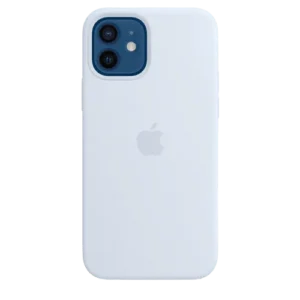 Coque silicone avec MagSafe pour iPhone 12 - 12 Pro - Bleu tendre
