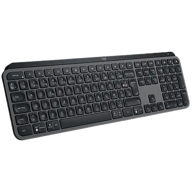 Logitech - Teclado AZERTY - MX Keys S - Teclado sem fios com retroiluminação - Grafite