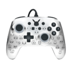 PowerA - Manette Filaire Améliorée pour Nintendo Switch – Pikachu Noir & Argent