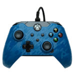 PDP Gaming - Manette Filaire pour Xbox Series XIS Camo Bleu
