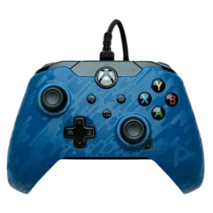 PDP Gaming - Manette Filaire pour Xbox Series XIS Camo Bleu