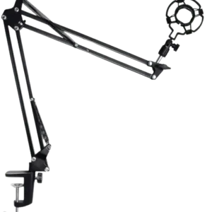 Hauea - Support de microphone - Bras articulé - Noir
