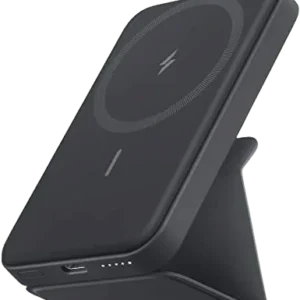Anker - Batterie Externe Magnétique Pliable - 5 000 mAh - Gris Interstellaire