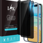 LϟK - Set of 2 Tempered Glass Anti-Spy Screens - iPhone XR / 11