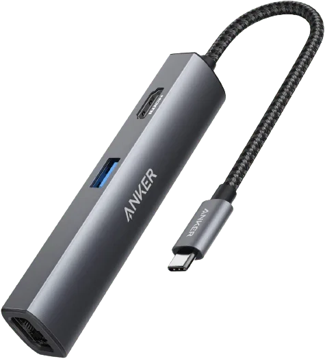 Anker - Hub USB-C - (5-en-1, Slim) - A83380A1
