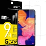 NEW'C - Lot de 2 verre trempé - Samsung Galaxy A10, A10s, M10 - Anti Rayures - Ultra Résistant 9H