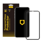RhinoShield™ – iPhone 14 Pro MAX – Protezione per lo schermo in vetro temperato 3D FRAME – Nero