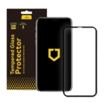 RhinoShield™ – iPhone 14 Pro MAX – 3D-FRAME-Displayschutz aus gehärtetem Glas – Schwarz