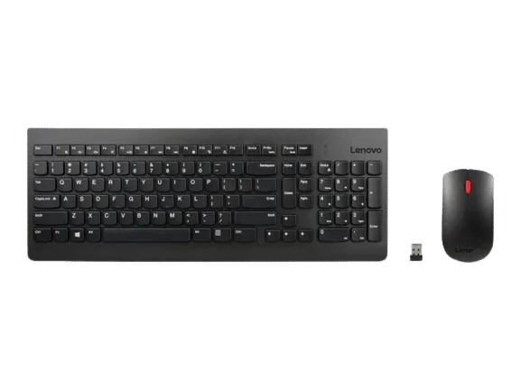 Lenovo - Essential Wireless Combo - Ensemble clavier + souris - Français/Canadien