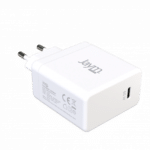 Jaym® - Chargeur secteur USB-C GAN - 65W - PD et PPS - Blanc