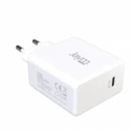 Jaym® - Chargeur secteur USB-C GAN - 65W - PD et PPS - Blanc