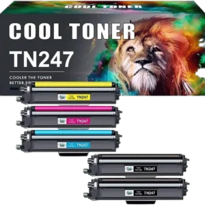 Pack de 5 toners compatible Brother - TN 247 (TN243CMYK) - Non authentique