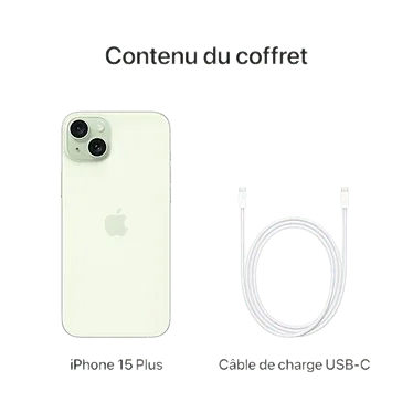 Apple - iPhone 15 Plus - Vert – Image 3