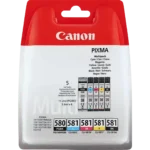 CANON PGI-580 - CLI-581 4-Color Inkjet Printer Cartridge - Multipack